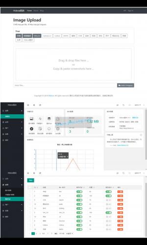 Hidove在线聚合图床网站源码 支持15个接口自由更换 上传API，bootstrap4简约界面